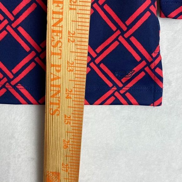 Vineyard Vines Top Womens Large Red Blue Boat Neck Long Sleeve - Picture 5 of 6